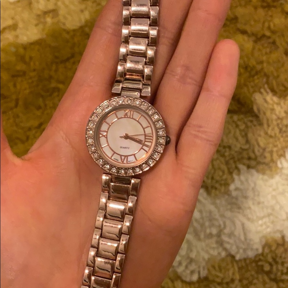 Rose gold watch